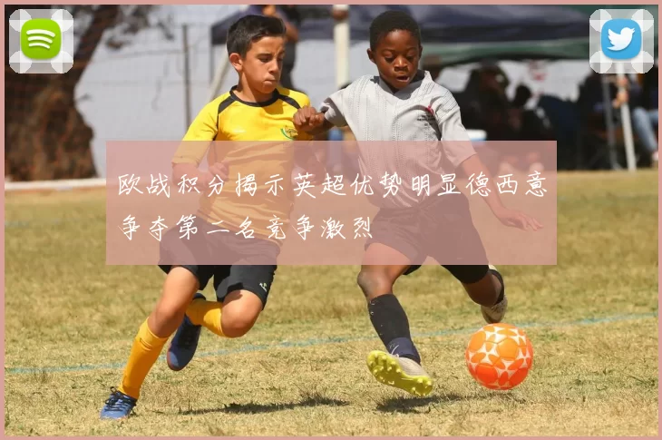 欧战积分揭示英超优势明显德西意争夺第二名竞争激烈